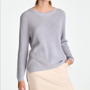 NWT: 525 AMERICA - THE EMMA: CREWNECK SHAKER STITCH SWEATER M